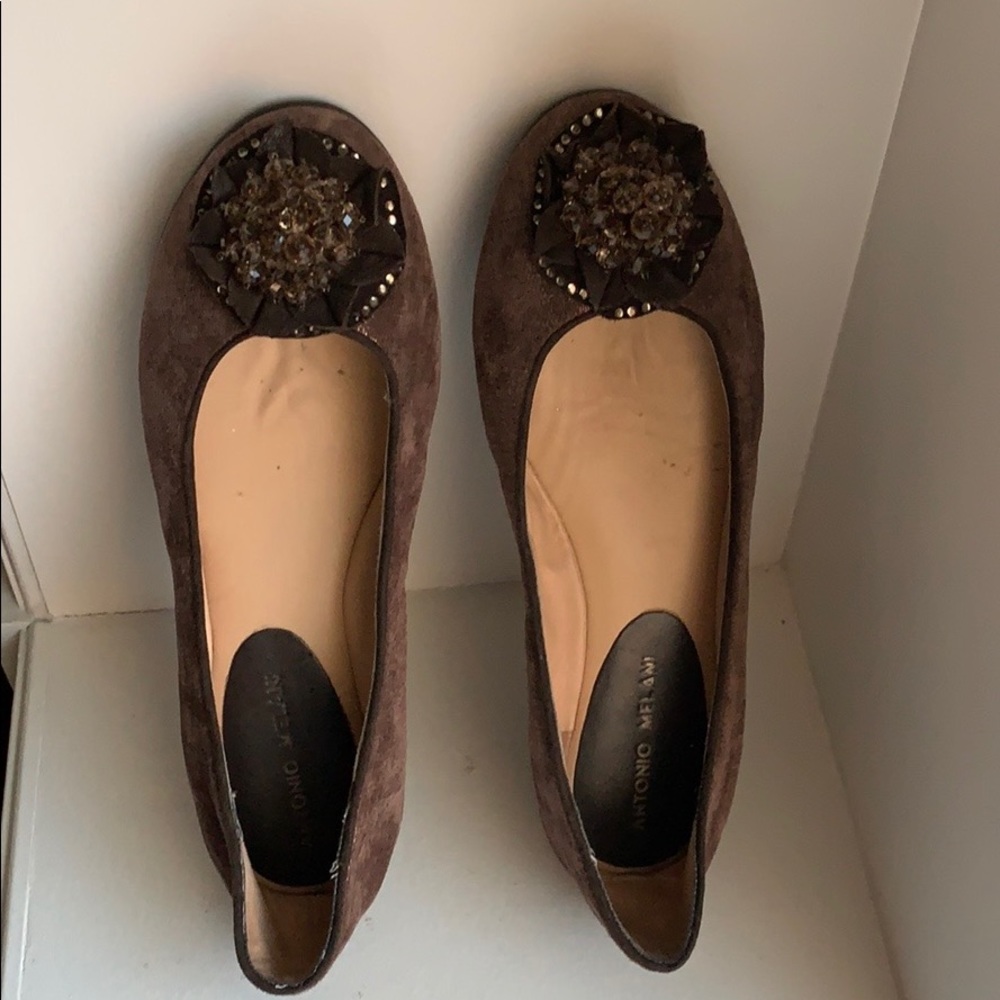 Antonio Mellani Women’s Flats Luxe Suede Shoes